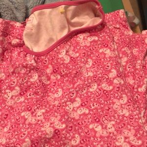 Ladies pajamas 1x pink paisley